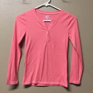 Justice, Coral tighter fit long sleeve t shirt